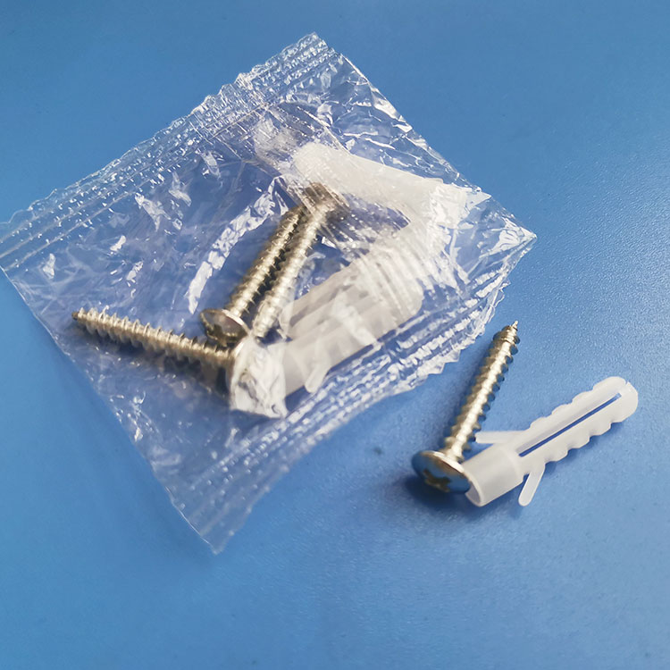 燈飾配件包自攻螺絲膨脹管墻膠壁虎6*25小飛機(jī)壁虎螺絲配件包